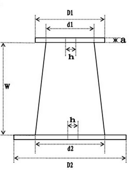 漆包線收線盤(pán)形尺寸數(shù)據(jù)